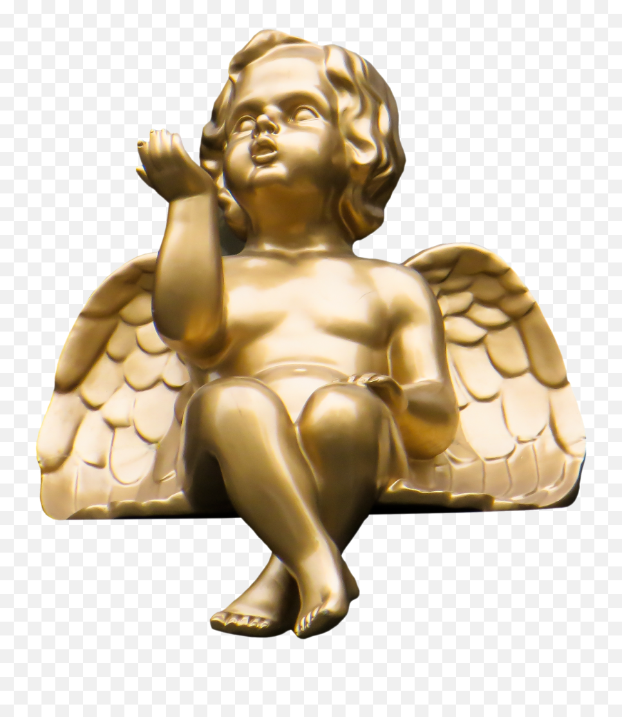 Christmas Angel Season Wings Sculpture Object - Angels Ange Noël Png Emoji,Angel Transparent Background
