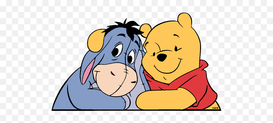 Pin By Mary Swayze - Payne On Winnie The Pooh Barátság Cartoon Winnie The Pooh And Eeyore Emoji,Classic Winnie The Pooh Clipart