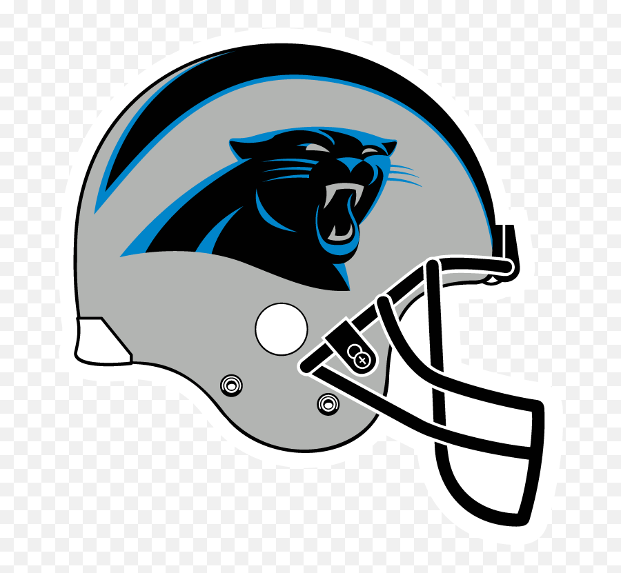 Panther Clipart Helmet - Panthers Logo Emoji,Carolina Panther Logo