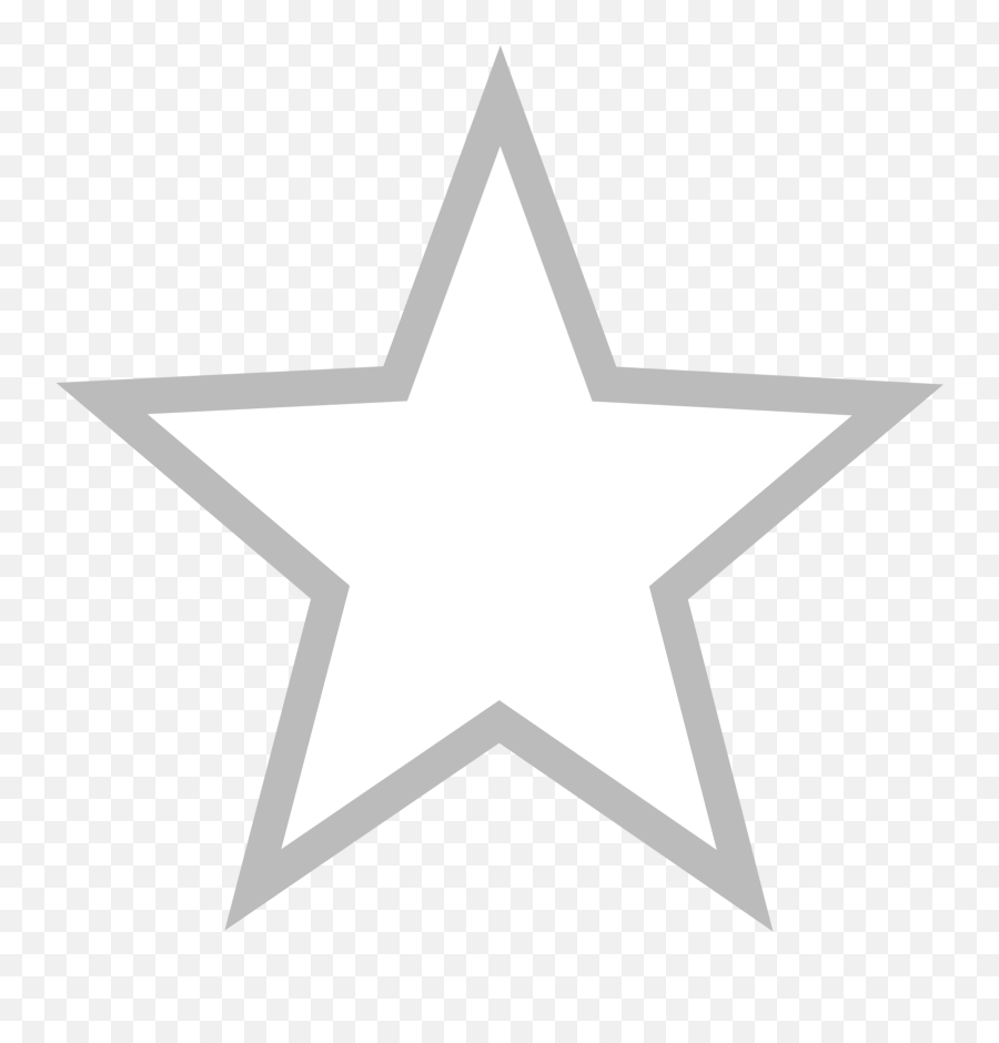 Empty Star - Clipart Star Transparent Emoji,Star Transparent