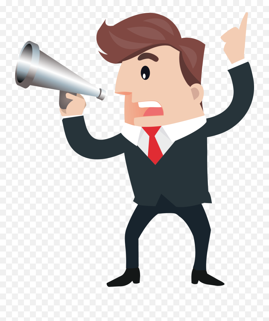 Horn Clipart Hand Speaker Transparent - Cartoon Speech Png Emoji,Horn Clipart