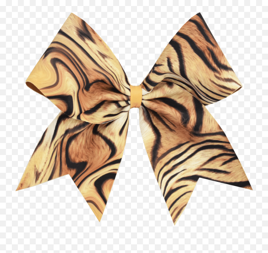 Tiger I Love Cheer Hair Bow - Silk Transparent Cartoon Bow Emoji,Cheer Bow Clipart
