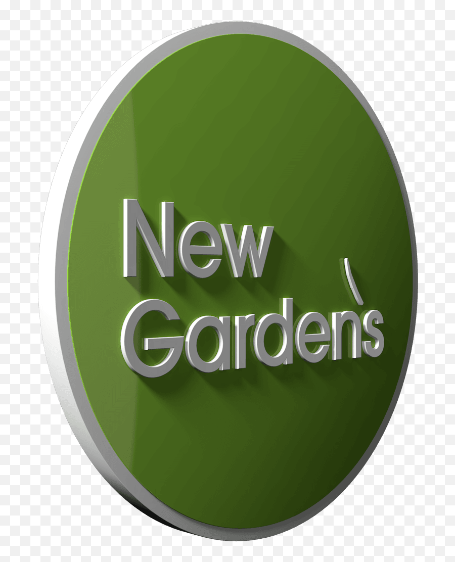 New Gardens - Vertical Emoji,3d Logo