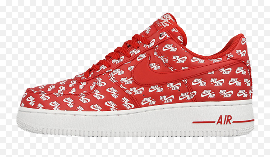 Nike Air Force 1 Low Logos Pack Red Where To Buy Ah8462 - Nike Airforce Red Logo Emoji,Airforce Logo
