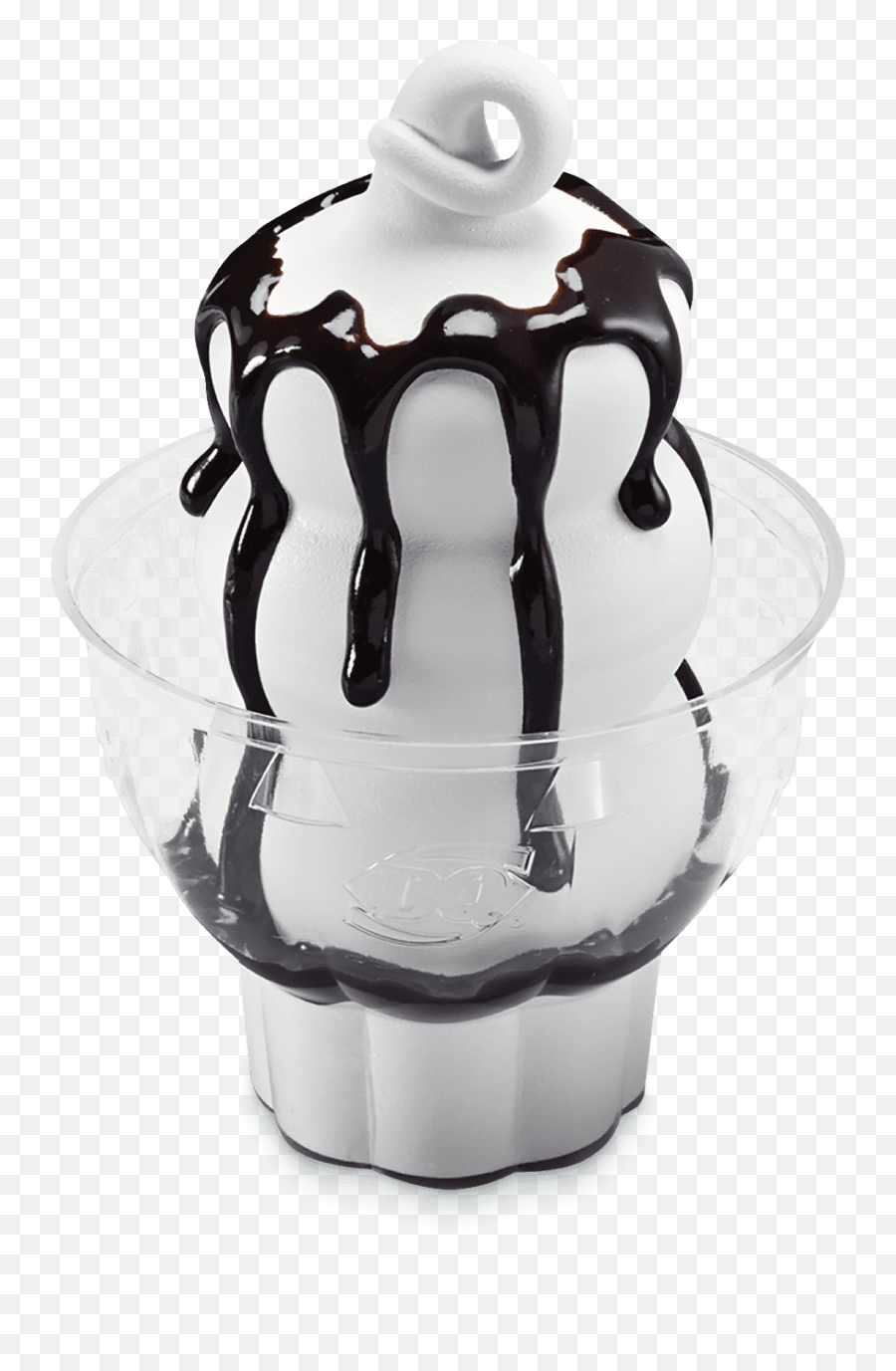 Chocolate Sundae - Dairy Queen Sundae Emoji,Ice Cream Sundae Png