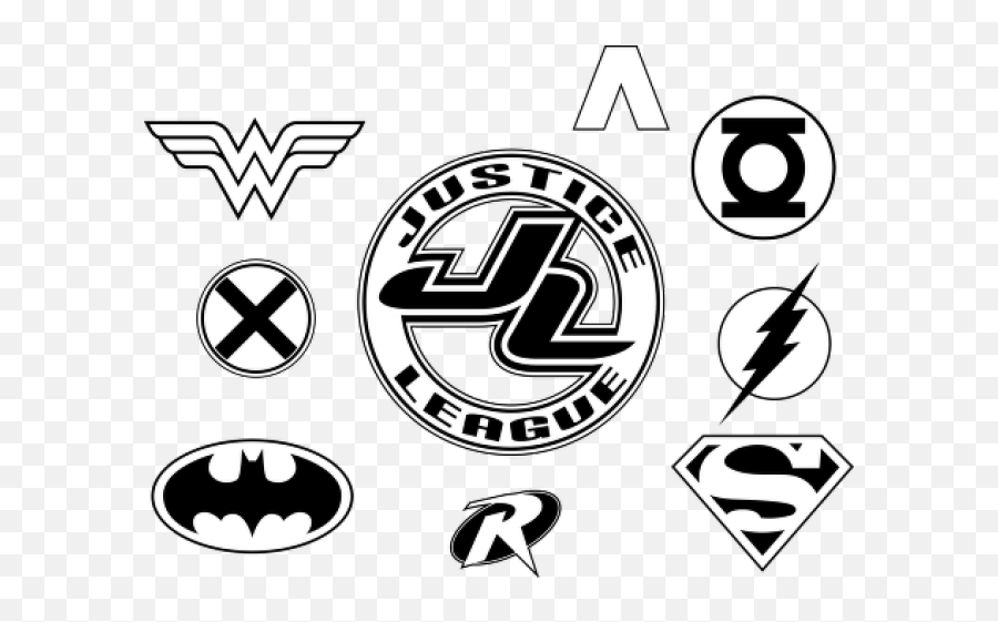 Download Hd Premier League Clipart Logo - Justice League Logo Png Justice League Png Emoji,Justice League Logo