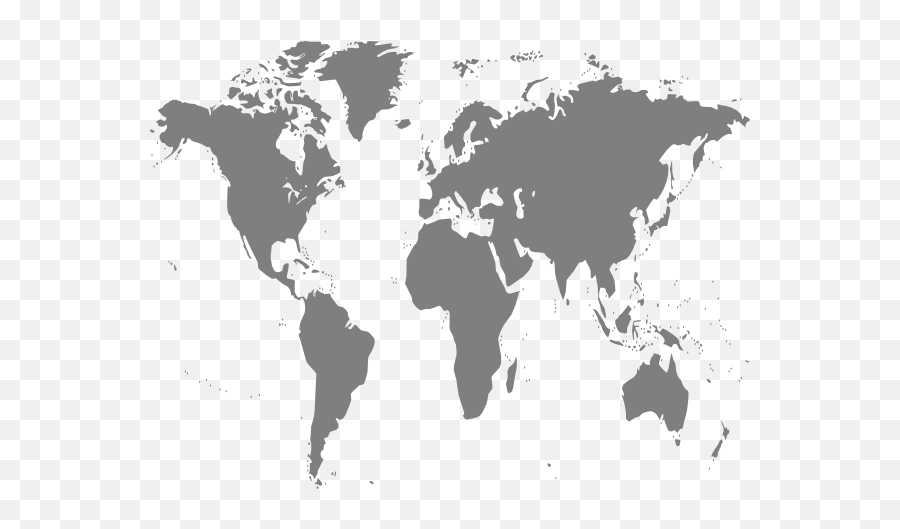 Download Hd World Map Clipart Png For Web - World Map Emoji,Map Clipart Black And White