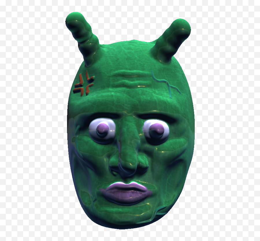 Download A Shrek Alien I Guess Is My First Creation Using Emoji,Shrek Head Transparent