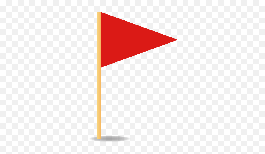 Triangular Flag On Post Id 12918 Emojicouk,Golf Flag Png