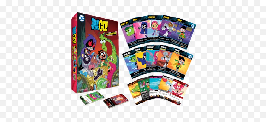 Teen Titans Go Deck - Building Game Is Out November 29 Teen Titans Go Deck Building Emoji,Teen Titans Go Logo
