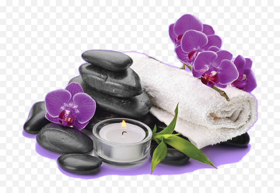 Clipart Candle Spa Candle Clipart - Spa Towels Png Emoji,Spa Clipart