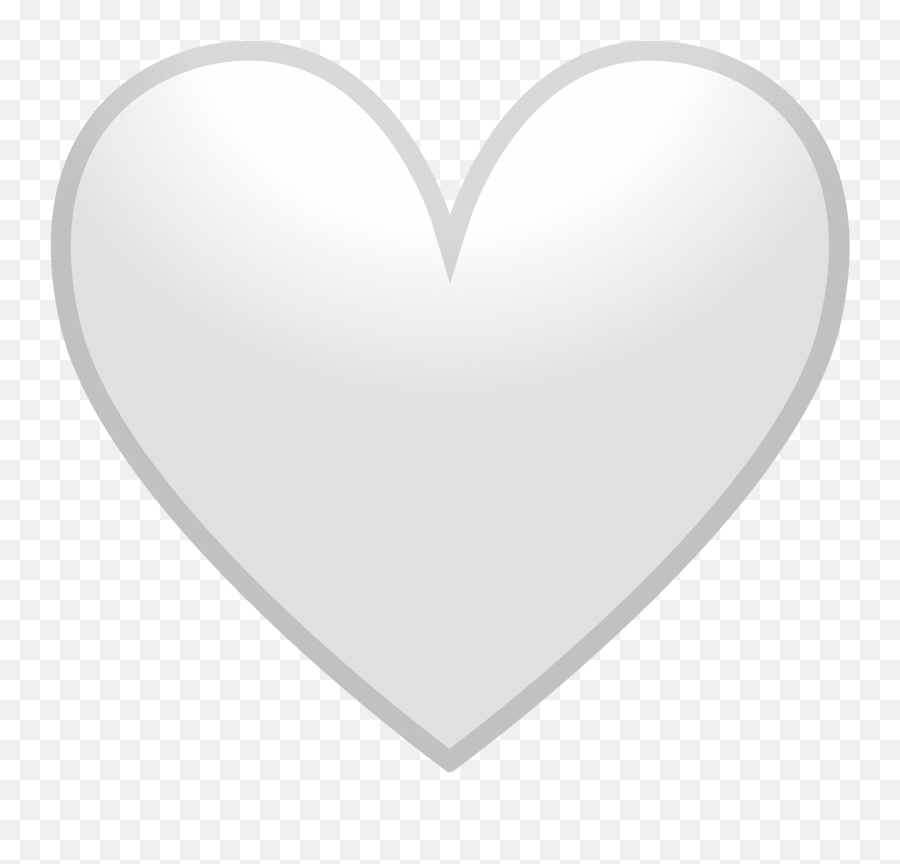 White Heart Emoji Clipart Free Download Transparent Png - White Heart,Transparent Heart Emoji