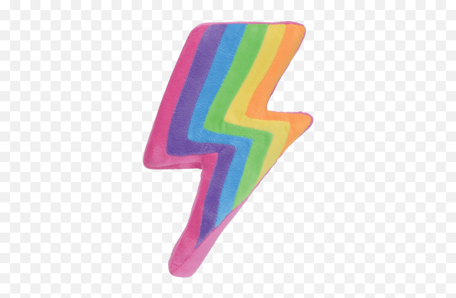 Rainbow Lightning Slow Rise Pillow - Lightning Bolt Pillow Emoji,Lightning Bolt Transparent