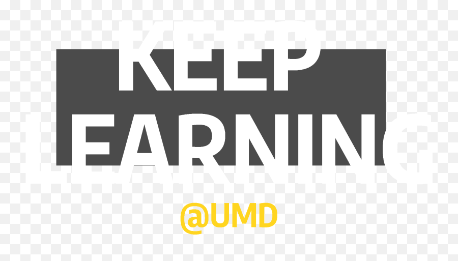 Keep Learning - University Of Maryland Language Emoji,Learning Logo