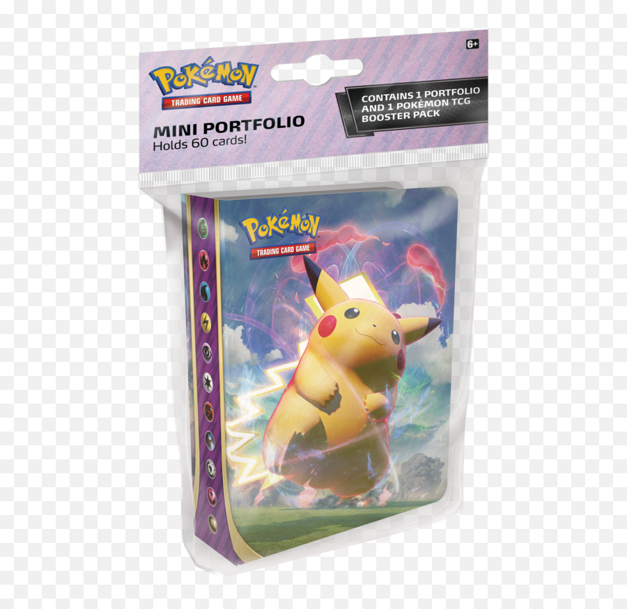 Pokemon - Tcg Vivid Voltage Mini Portfolio Pokemon Sword Shield Vivid Voltage Mini Portfolio Booster Pack Emoji,Pokemon Card Png