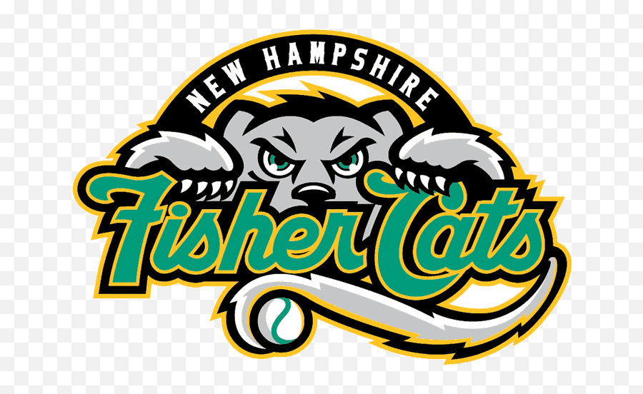 New Hampshire Fisher Cats Logo And Symbol Meaning History Png - New Hampshire Fisher Cats Emoji,Cats Logo
