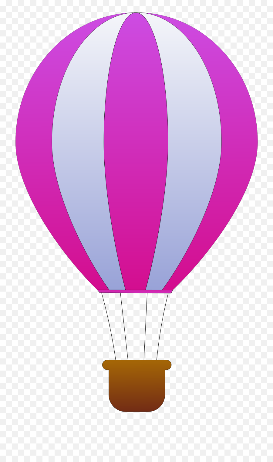 Air Balloon Png - Cartoon Transparent Background Hot Air Balloon Emoji,Balloons Transparent Background