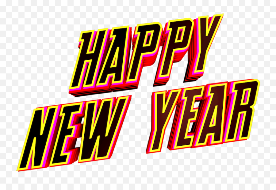 Happy New Year - Happy New Year Movie Title Emoji,Happy New Year Logo
