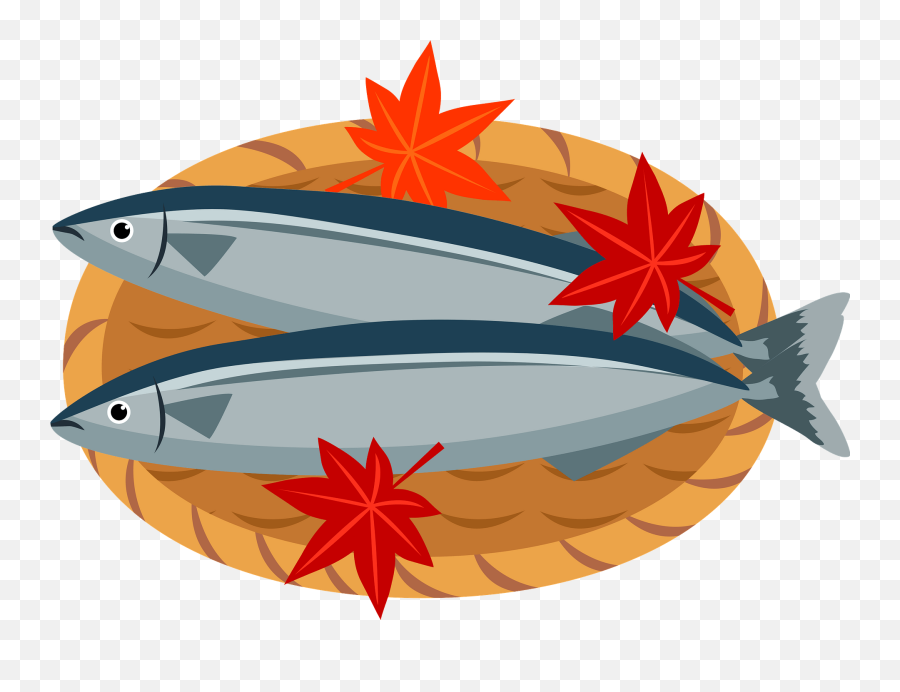 Pacific Saury Seafood Clipart Emoji,Seafood Clipart
