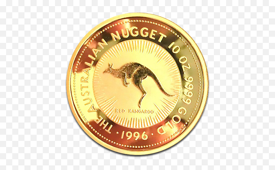 10 Oz Nugget Kangaroo Gold 1996 Coininvest Emoji,Gold Nugget Png