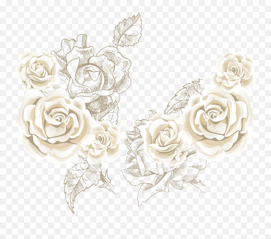 Rose Bud Png - Rose White Clip Art Transparent Background Clip Art White Roses Transparent Background Emoji,Rose Transparent