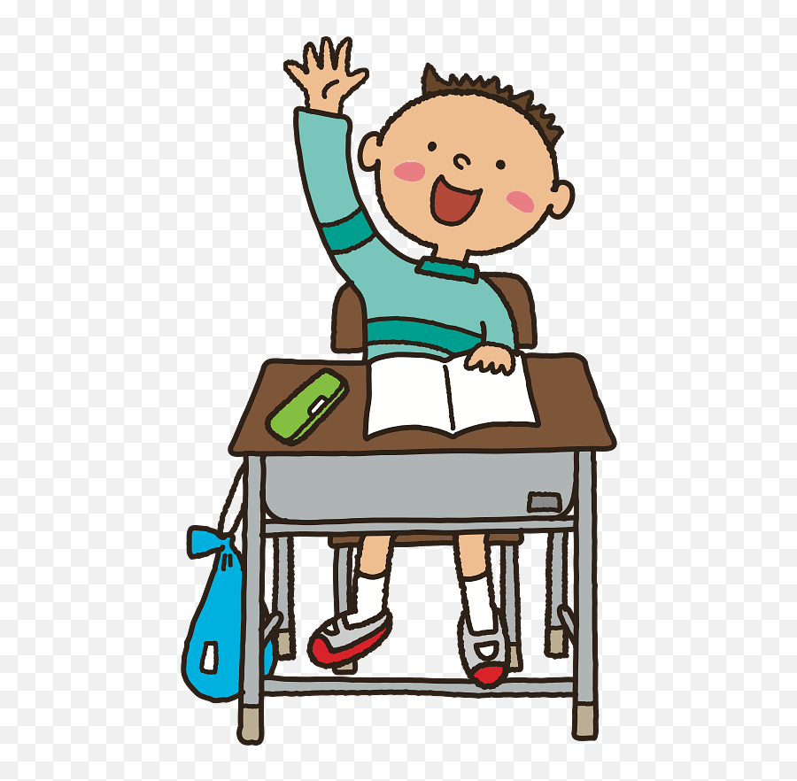 Child Putting Hand Up In Class Transparent Png - Stickpng Emoji,Children Transparent