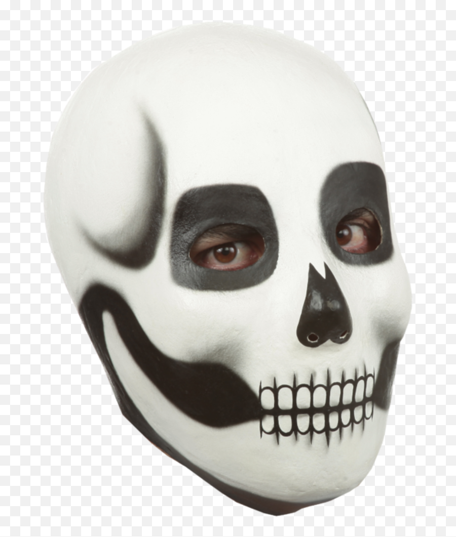 Makeup Skull Latex Mask Emoji,Skull Mask Png