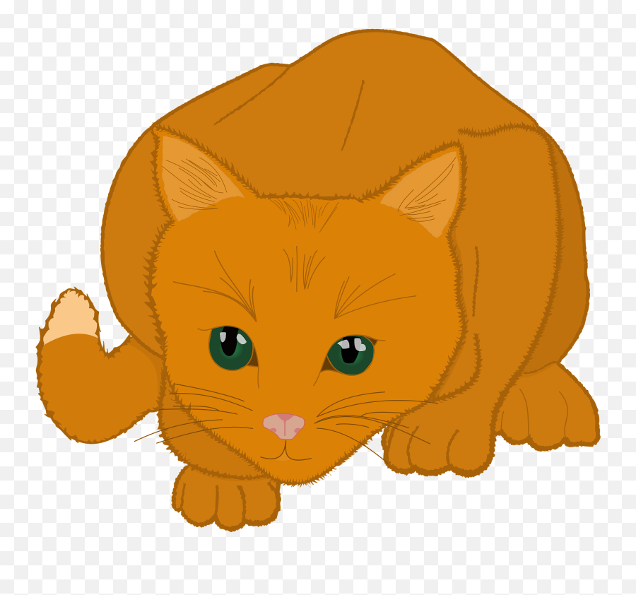Kitten Hunting Clipart - Cat Emoji,Hunting Clipart