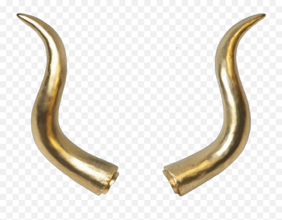Golden Horns Png Transparent Png Image - Gold Horns Png Emoji,Horns Png