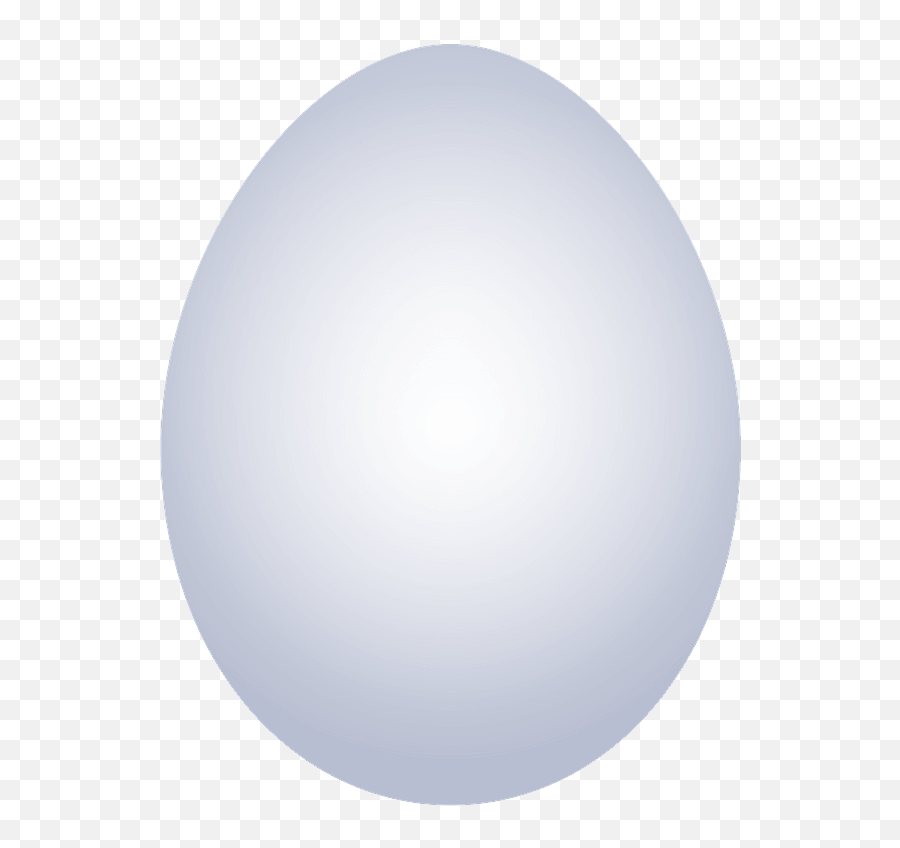 White Easter Egg Clipart - Solid Emoji,Easter Egg Clipart Black And White
