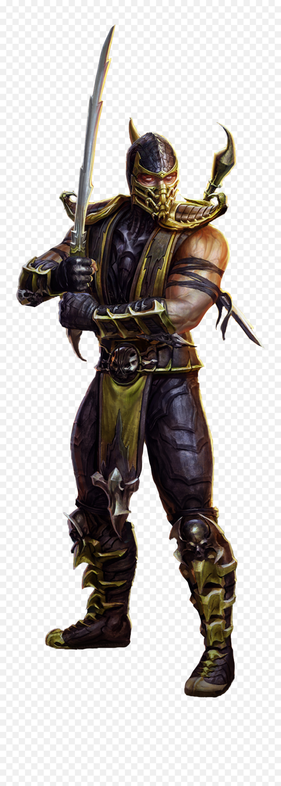 Mortal Kombat Scorpion Png Transparent - De Los Personajes De Mortal Kombat Emoji,Scorpion Png
