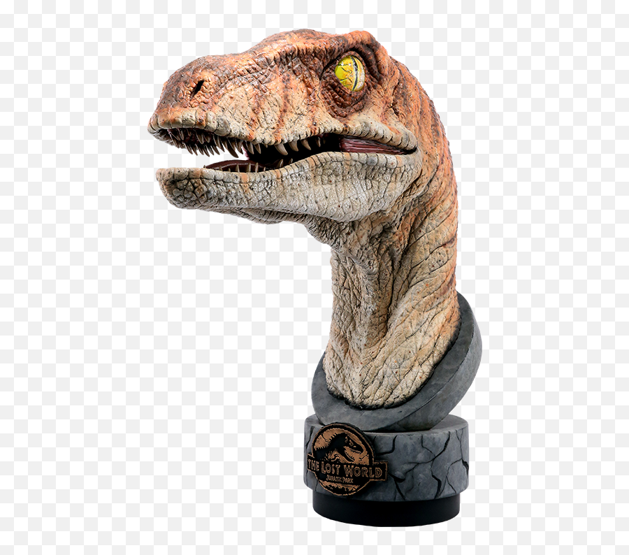 Download 30 Jurassic Park Life - Size Bust Male Raptor Emoji,Raptor Png