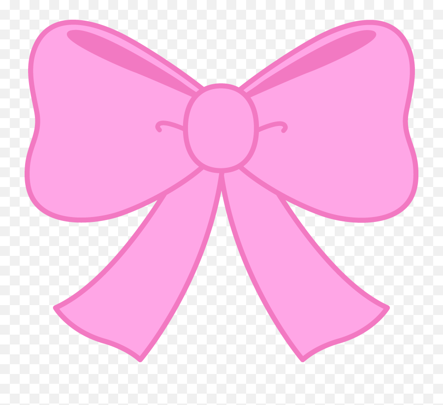 Bow Clip Art 2 - Pink Bow Clipart Emoji,Bow Clipart