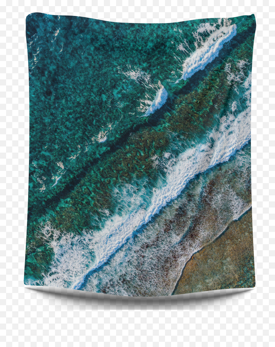 Ocean Wave Tapestry - Rug Emoji,Ocean Wave Png