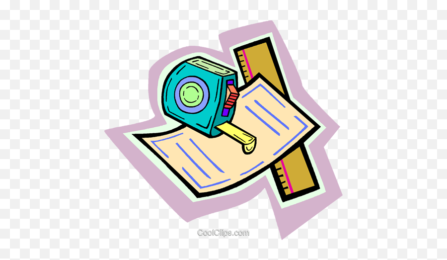 Measuring Tape Royalty Free Vector Clip Art Illustration - Png Trena Emoji,Tape Measure Clipart