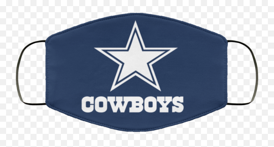 Dallas Cowboys Face Mask 1 - Pansy Tee Shops The Roanoke Star Emoji,Dallas Cowboys Logo Transparent