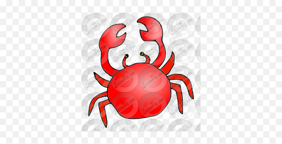 Crab Picture For Classroom Therapy - Big Emoji,Crab Clipart