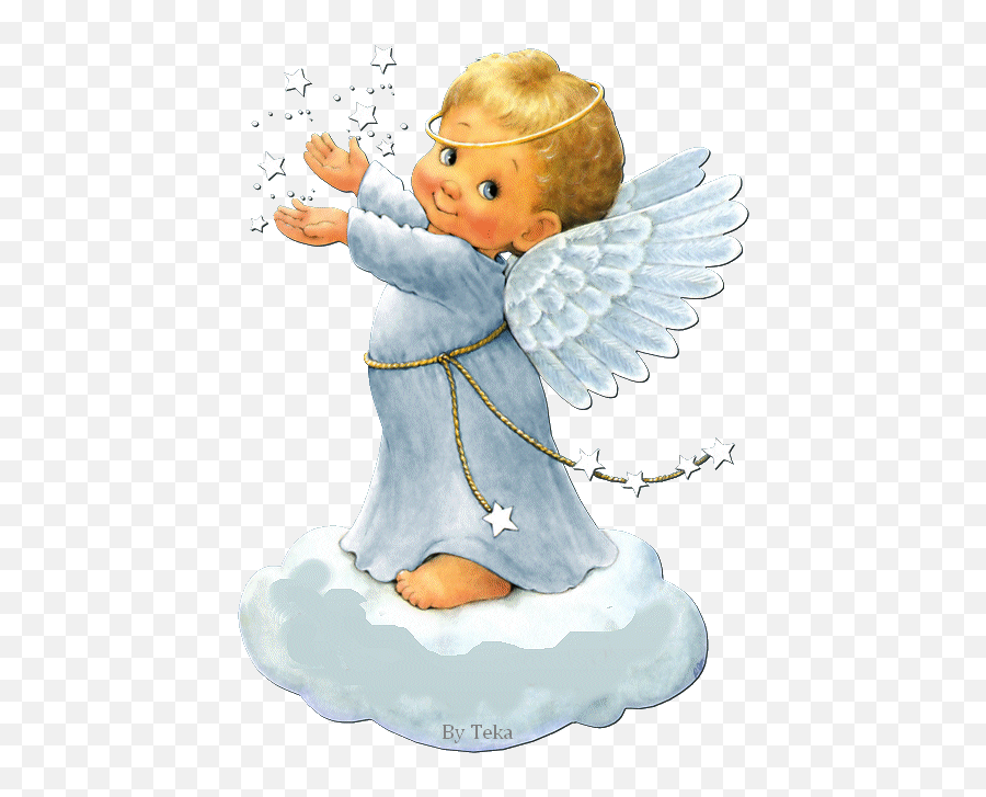 Sister Angel Cliparts - Imagens De Anjinhos Lindos Clipart Heaven Baby Angel Emoji,Christmas Angel Clipart