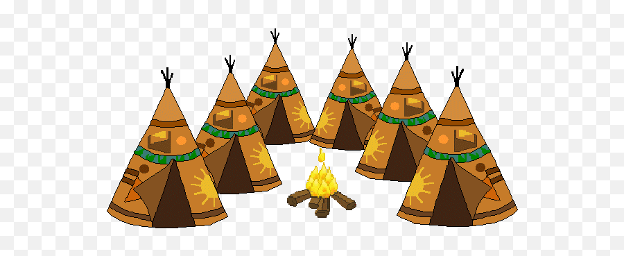 Tipi Clipart Native American Tepees And Campfire Teepees - Native American Teepee Clip Art Emoji,Campfire Clipart