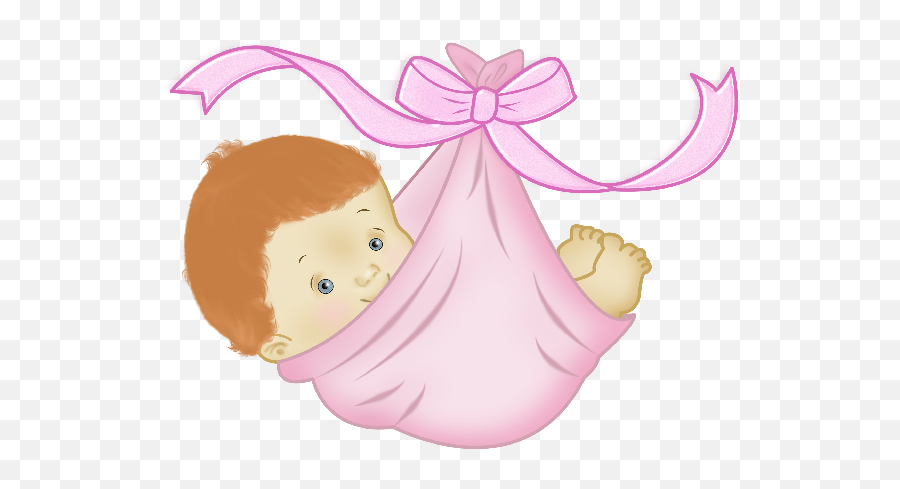 Baby Girl Sleeping Clipart - Baby Girl With Family Cartoon Bow Emoji,Sleeping Clipart