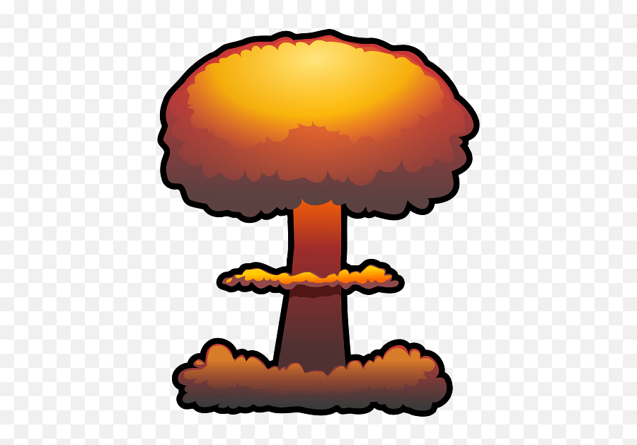 Nuclear Mushroom Cloud Transparent Png - Nuclear Explosion Clipart Emoji,Mushroom Cloud Png