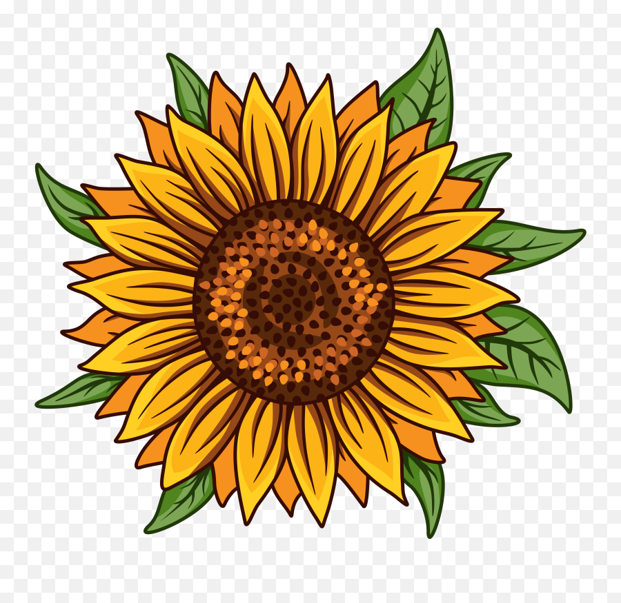 Sunflower Svg Digital Download Sunflower Png White Etsy In - Fresh Emoji,Sunflower Clipart