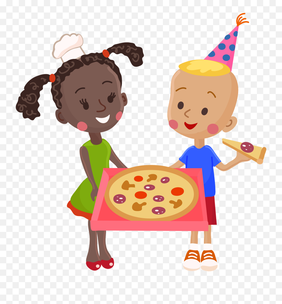 Pizza Party Clipart - Birthday Party Emoji,Party Clipart