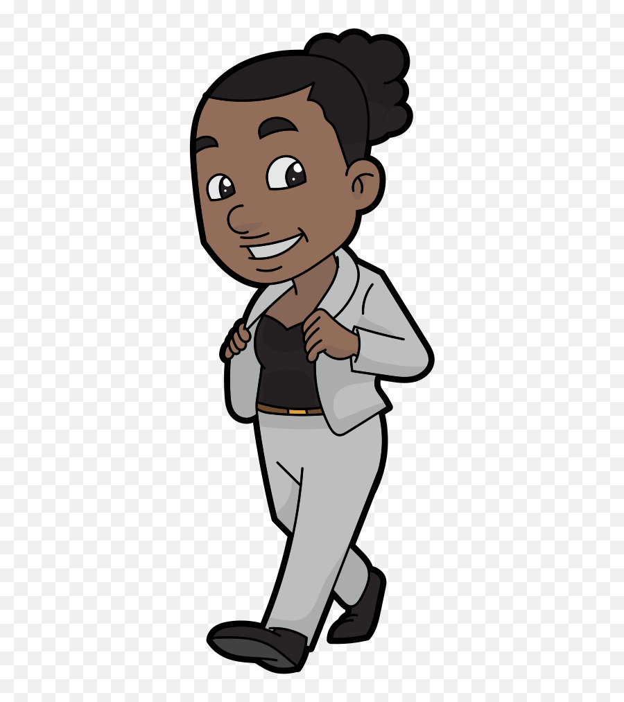 Filea Cool Black Businesswomansvg - Wikimedia Commons Black Businesswoman Cartoon Png Emoji,Business Woman Png