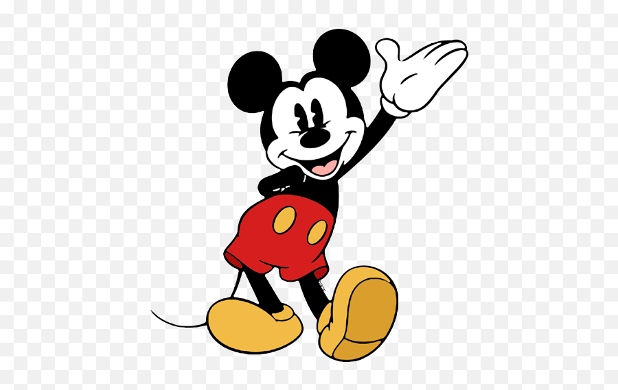 Classic Mickey Mouse Clip Art 2 Disney Clip Art Galore - Classic Mickey Mouse Waving Emoji,Waving Clipart