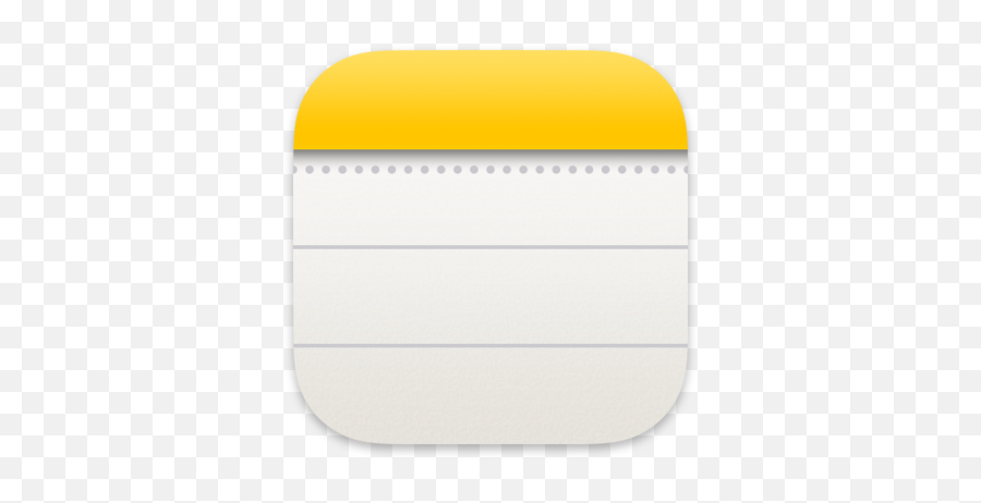 Apple Notes Logopedia Fandom - Notes App Icon Big Sur Emoji,Iphone Logo
