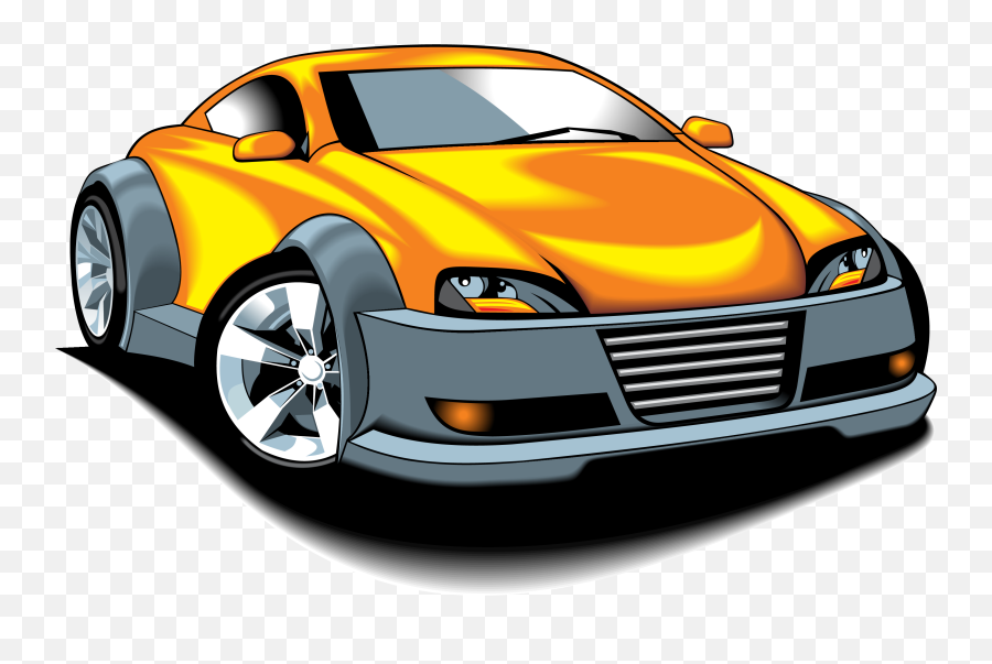 Sport Car Vector Cartoon Hd Png - Vector Car Cartoon Png Emoji,Free Printable Clipart