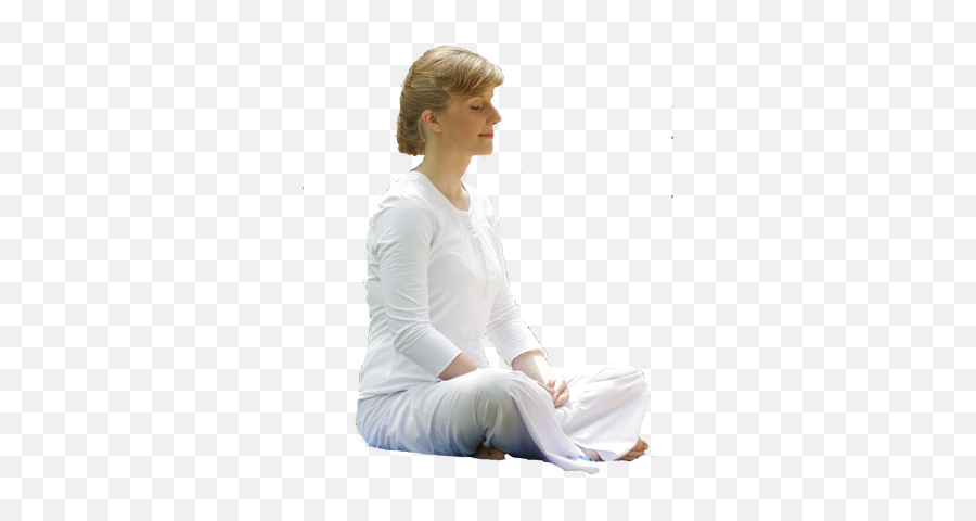 Download Girl - Meditation Woman Png Emoji,Meditation Png