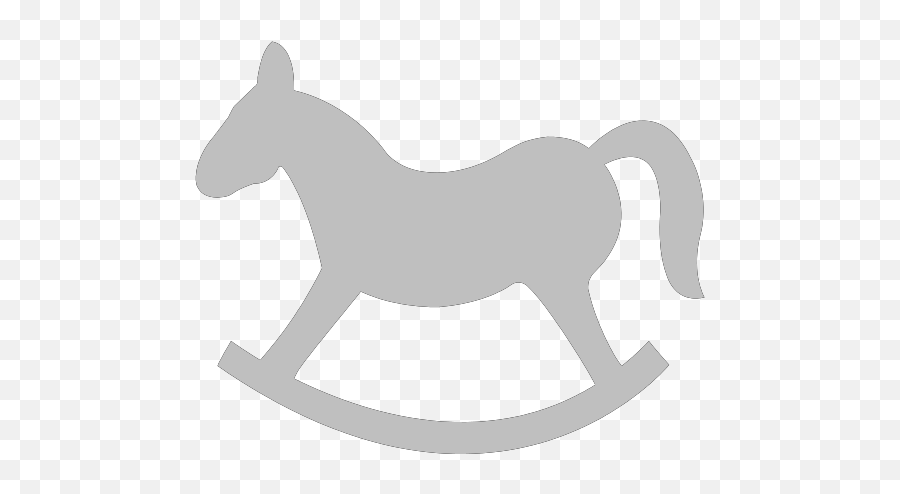 Rocking Horse Picture - Silhouette Rocking Horse Clipart Emoji,Free Horse Clipart