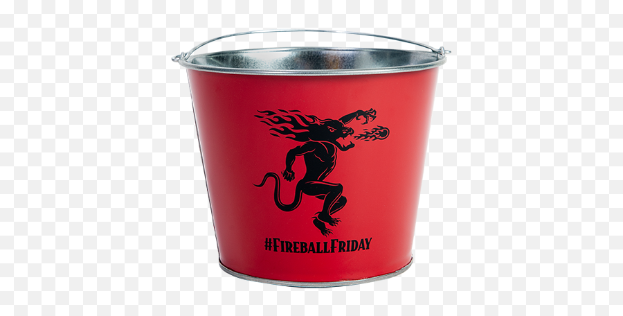 Fireball Friday Beer Bucket With Shot Emoji,Beer Bucket Png